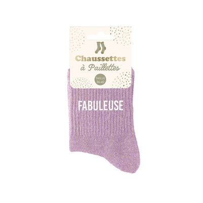 Chaussettes à paillettes: Fabuleuse