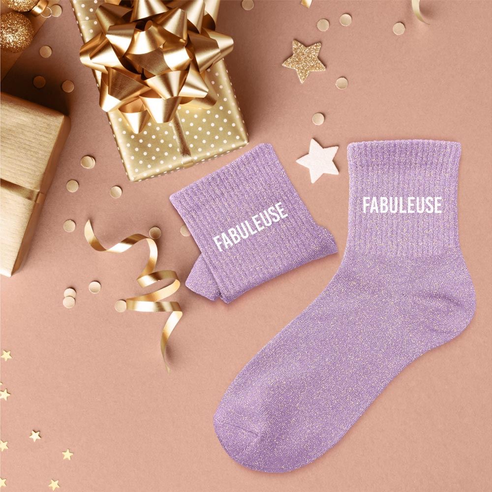 Chaussettes à paillettes: Fabuleuse