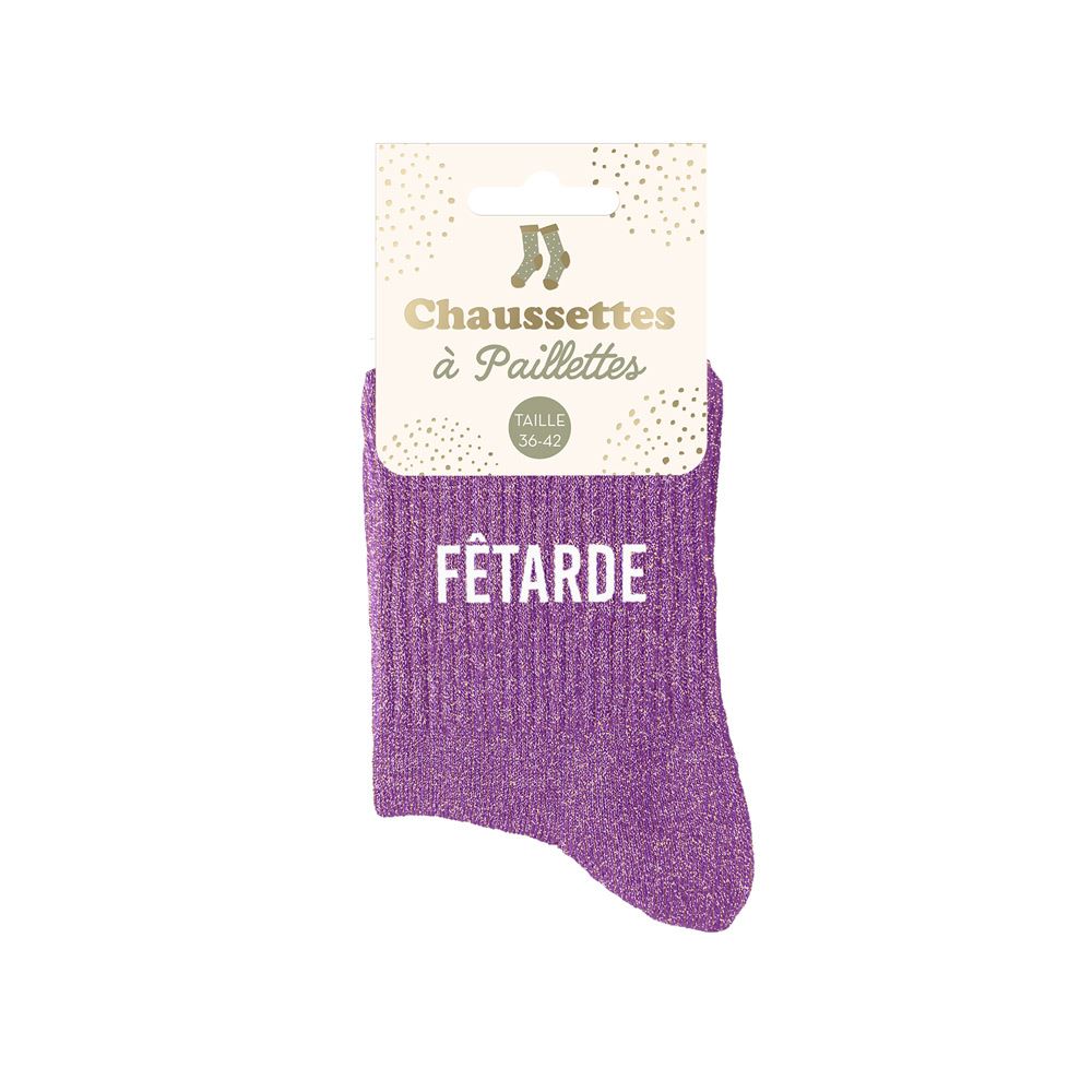 Chaussettes à paillettes: Fêtarde