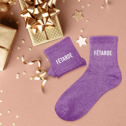 Chaussettes à paillettes: Fêtarde