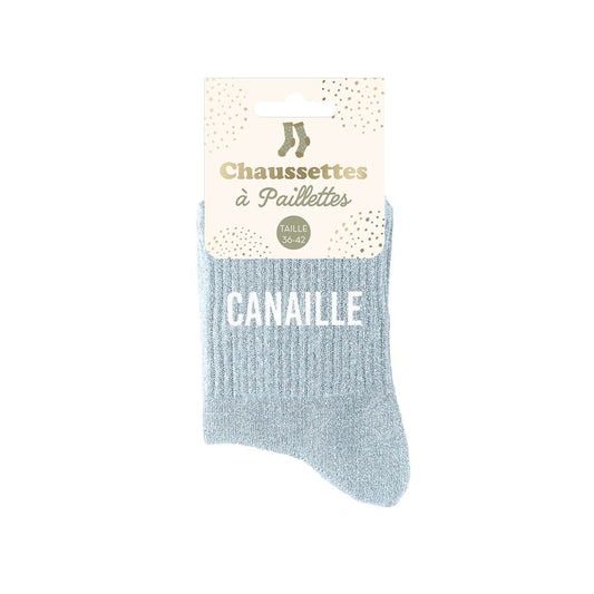 Chaussettes à paillettes: Canaille