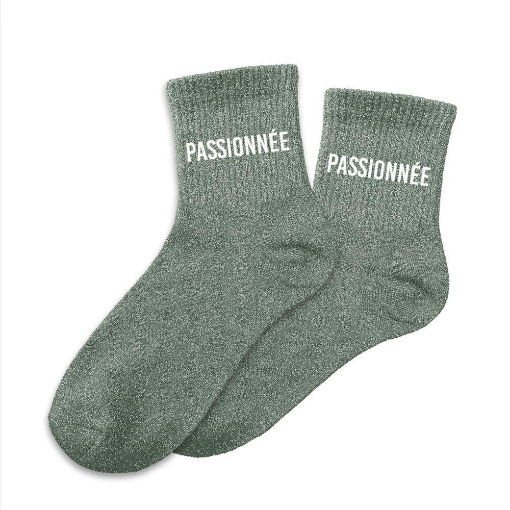 Chaussettes à paillettes: Passionnée
