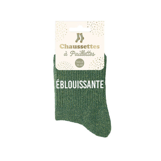 Chaussettes à paillettes: Eblouissante