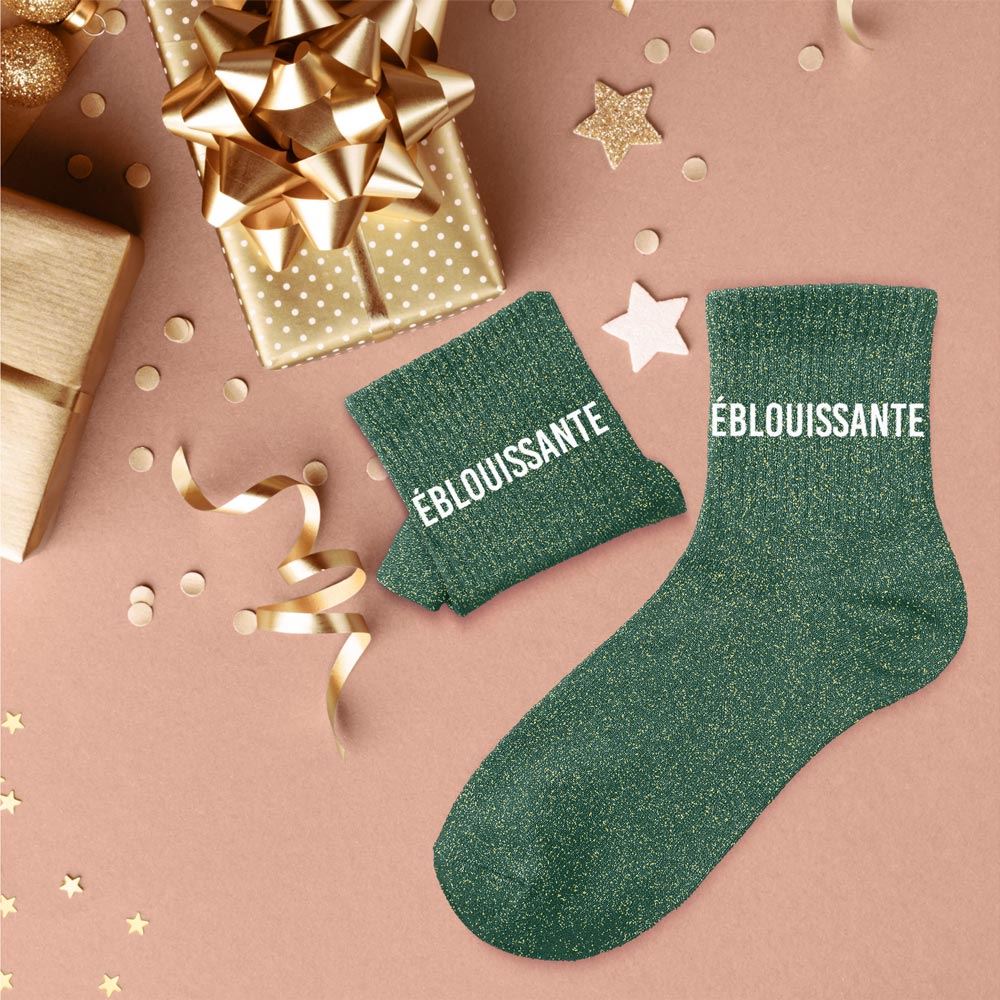 Chaussettes à paillettes: Eblouissante