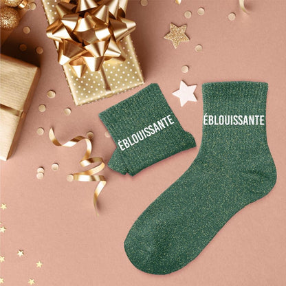 Chaussettes à paillettes: Eblouissante