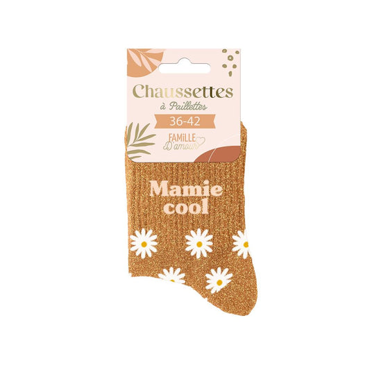 Chaussettes à paillettes: Mamie cool