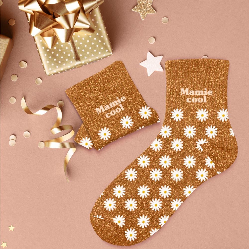 Chaussettes à paillettes: Mamie cool