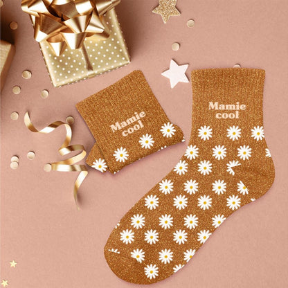 Chaussettes à paillettes: Mamie cool
