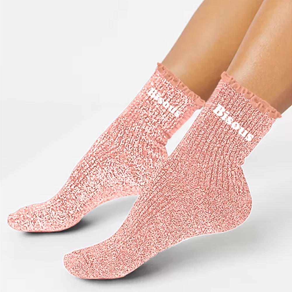 Chaussettes à paillettes: Bisous