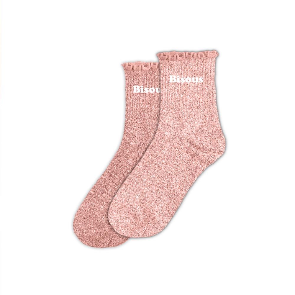 Chaussettes à paillettes: Bisous