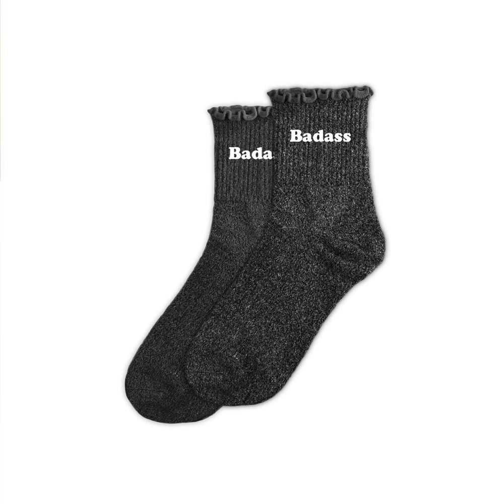 Chaussettes à paillettes: Badass