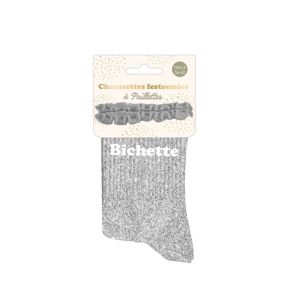 Chaussettes à paillettes: Bichette