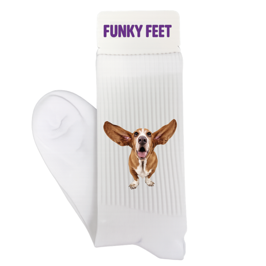 Chaussettes personnalisées unisexe (photo carré)