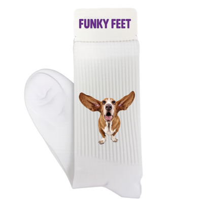 Chaussettes personnalisées unisexe (photo carré)