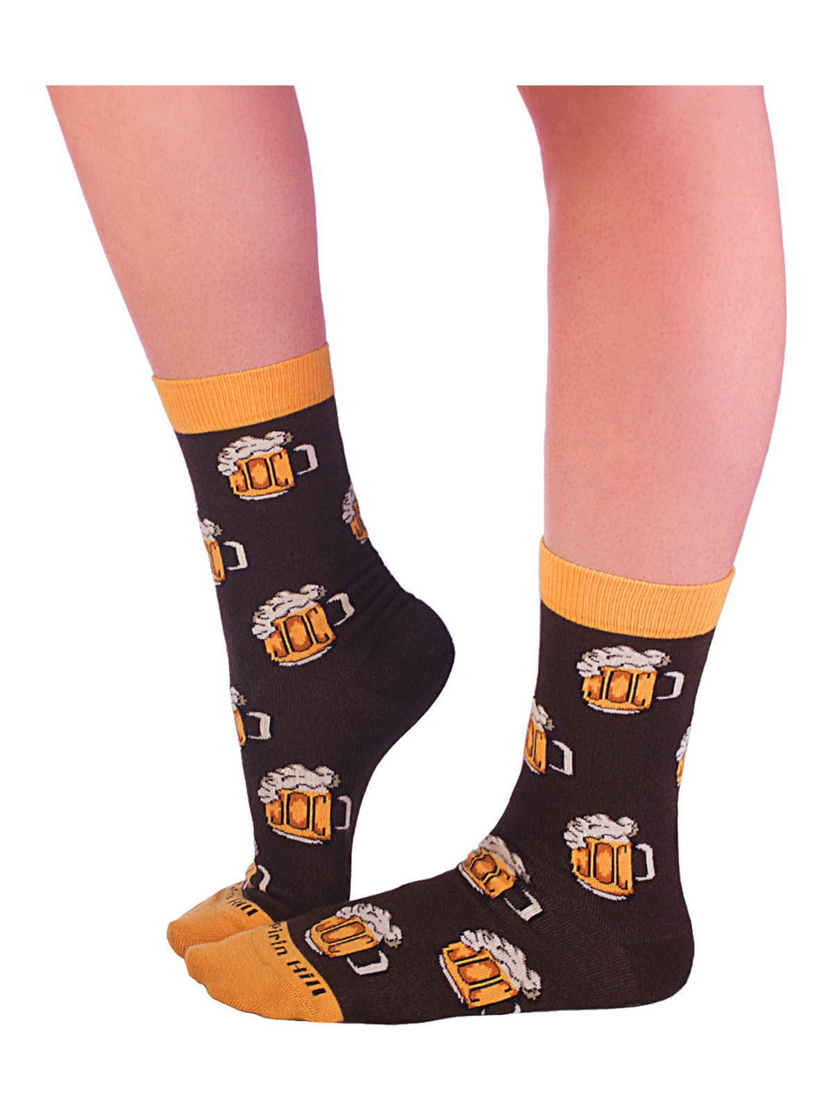 Chaussettes coton bio : Bière pression