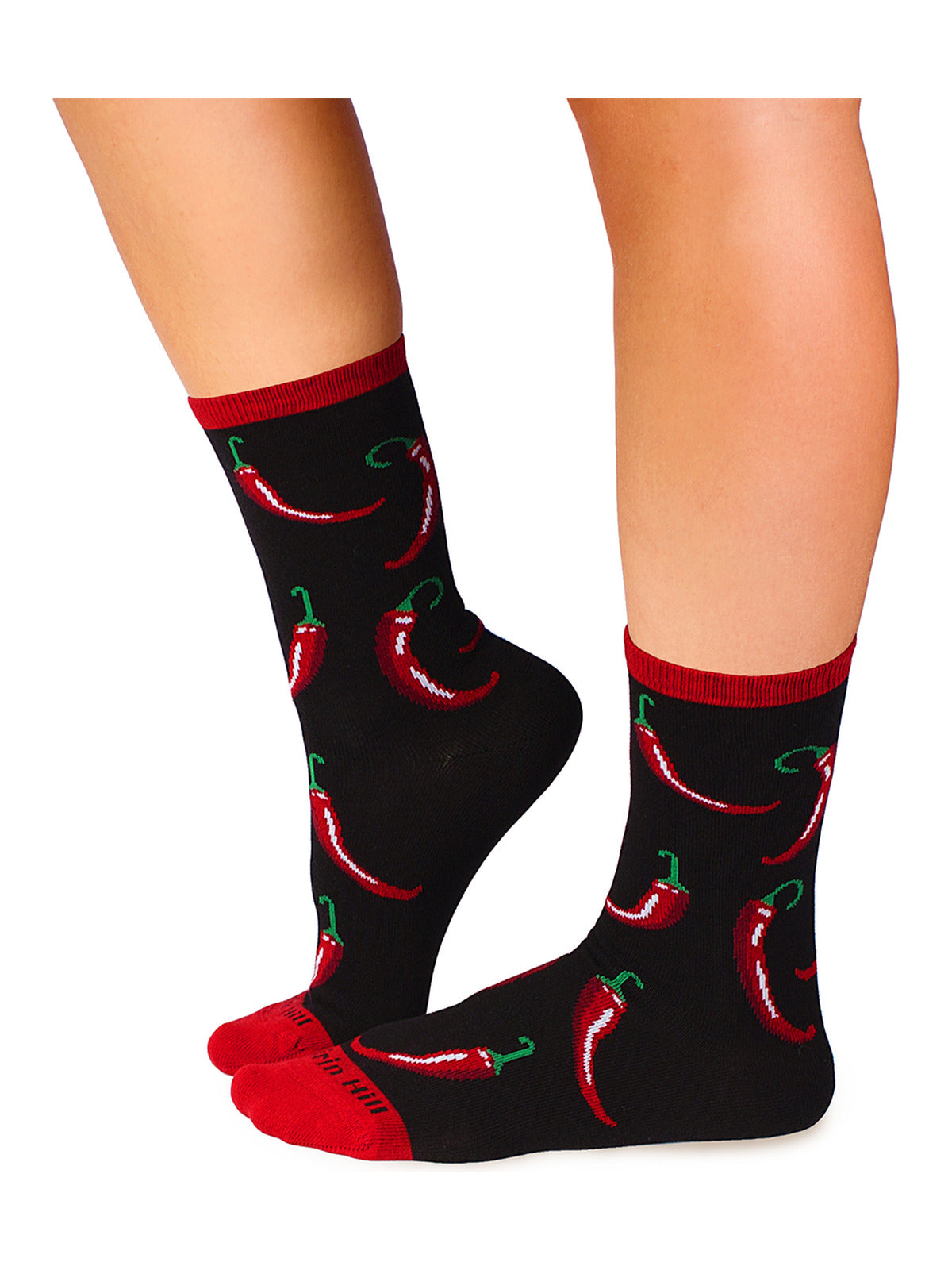 Chaussettes coton bio : Piments mexicains