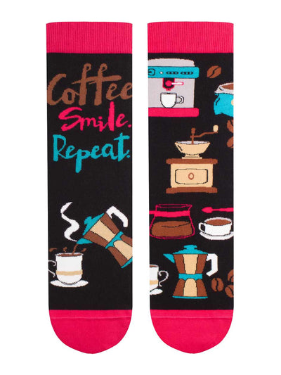 Chaussettes coton bio : Café noir
