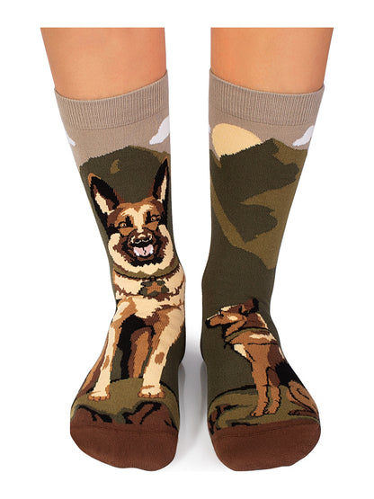 Chaussettes coton bio : Berger Allemand