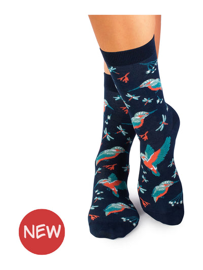 Chaussettes bambou : Pivoine
