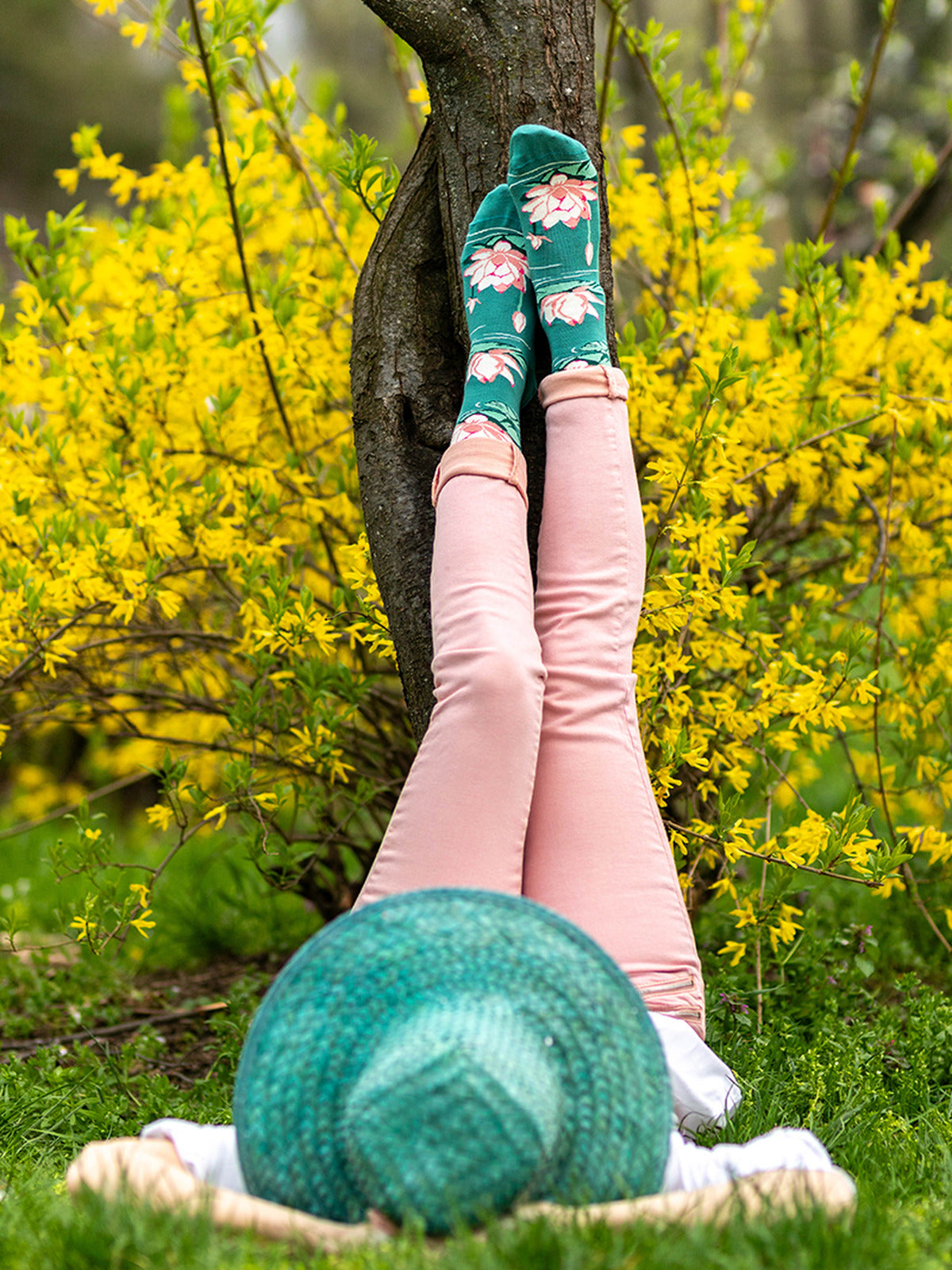 Chaussettes bambou : Lotus