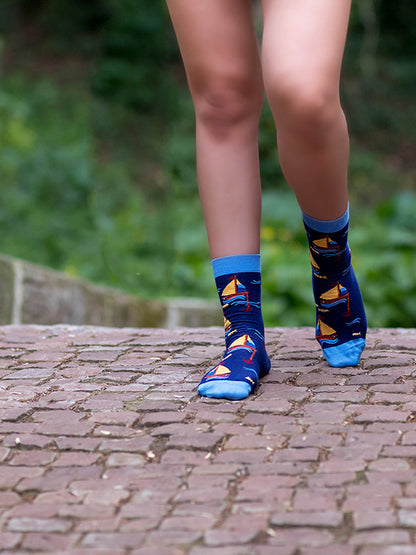 Chaussettes coton bio : Bâteau