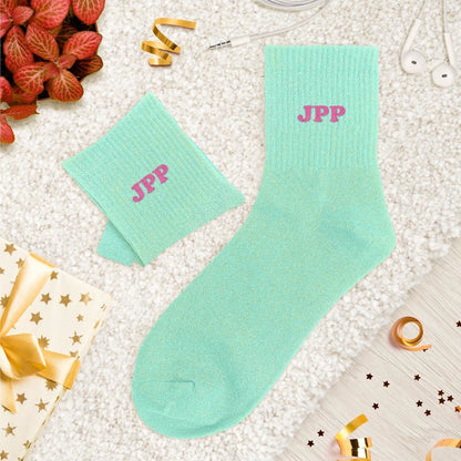 Chaussettes paillettes tuftées: JPP