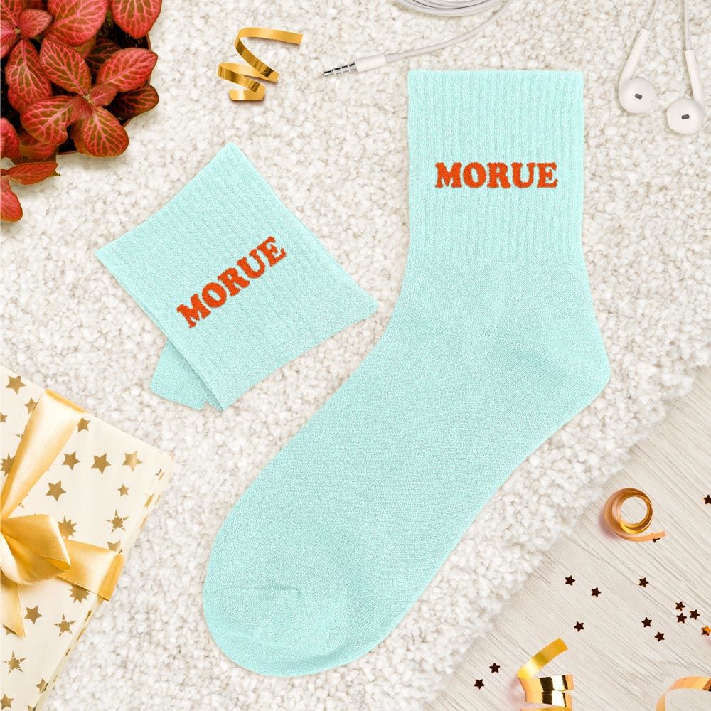 Chaussettes paillettes tuftées: MORUE
