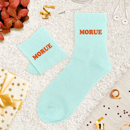 Chaussettes paillettes tuftées: MORUE