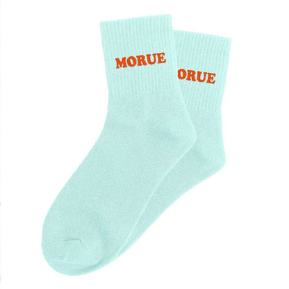 Chaussettes paillettes tuftées: MORUE