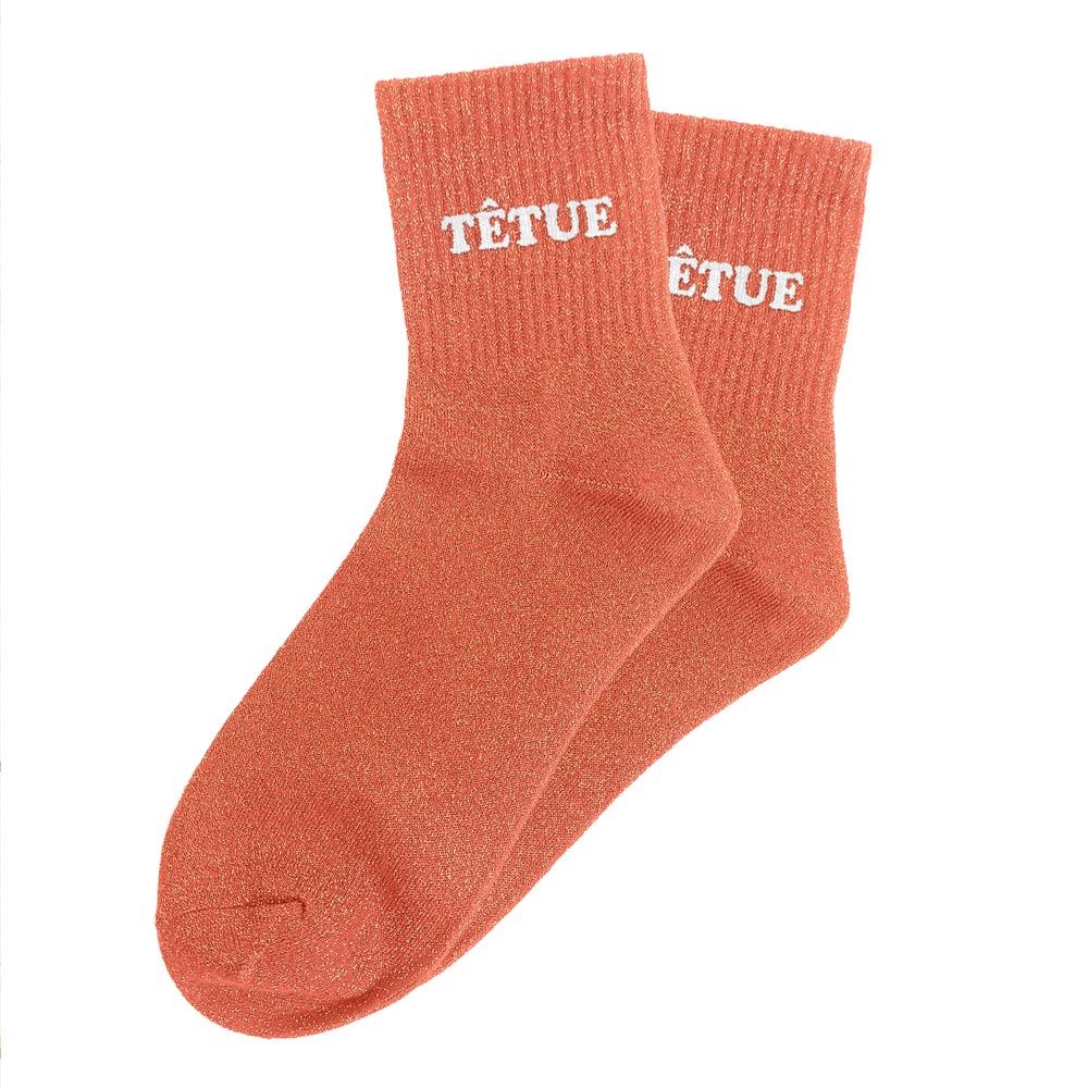 Chaussettes paillettes tuftées: TÊTUE