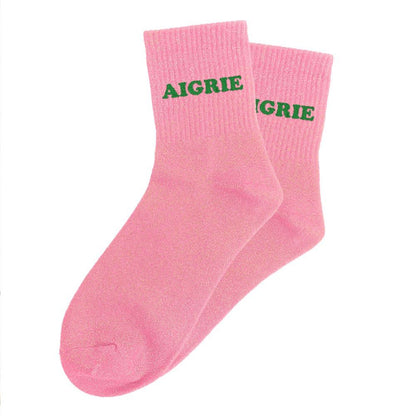 Chaussettes paillettes tuftées: AIGRIE