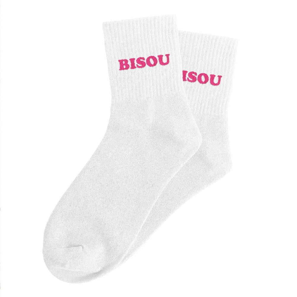 Chaussettes paillettes tuftées: BISOU
