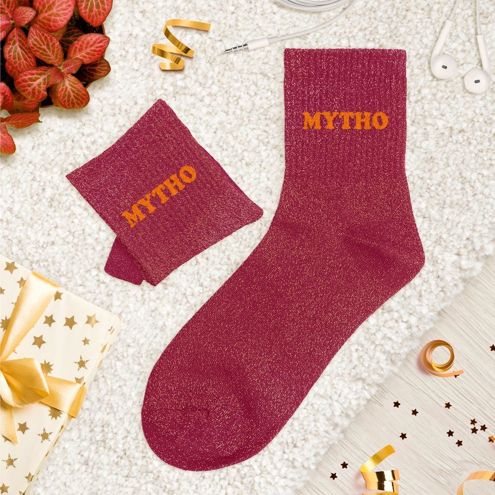 Chaussettes paillettes tuftées: MYTHO