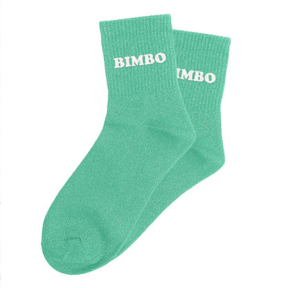 Chaussettes paillettes tuftées: BIMBO