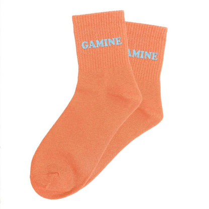Chaussettes paillettes tuftées: GAMINE