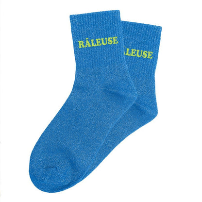 Chaussettes paillettes tuftées: RÂLEUSE