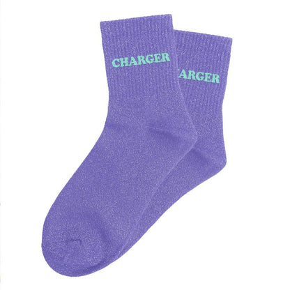 Chaussettes paillettes tuftées: CHARGER