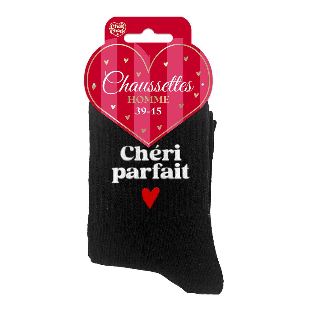 Chaussettes humoristiques: Chéri parfait