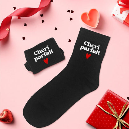 Chaussettes humoristiques: Chéri parfait