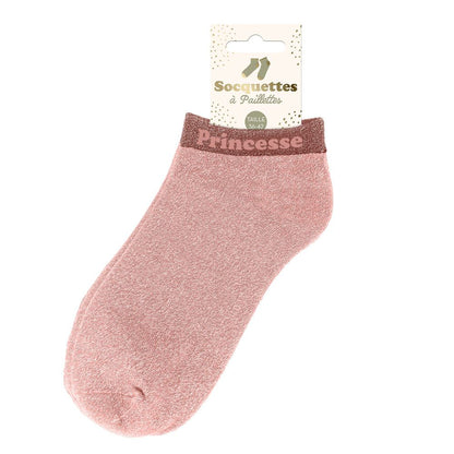 Socquettes à paillettes: Princesse