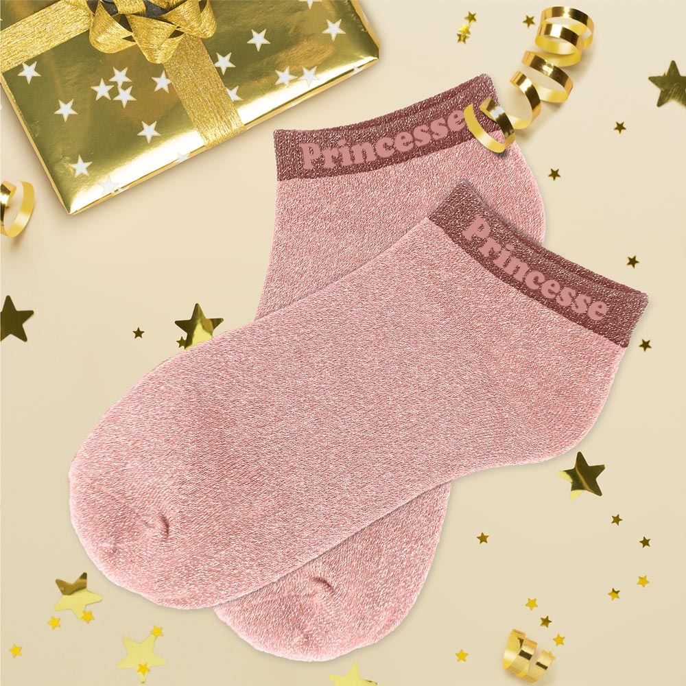 Socquettes à paillettes: Princesse