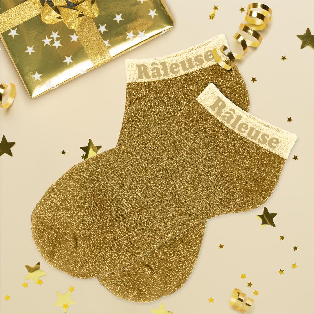 Socquettes à paillettes: Râleuse