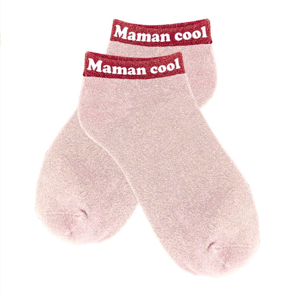 Socquettes à paillettes: Maman cool