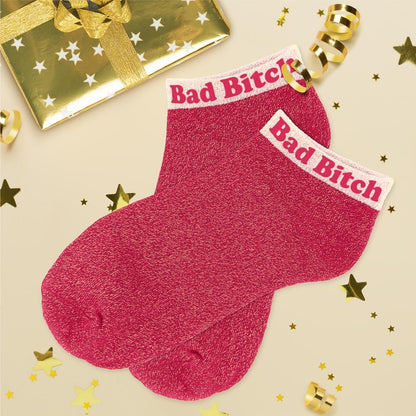 Socquettes à paillettes: Bad bitch