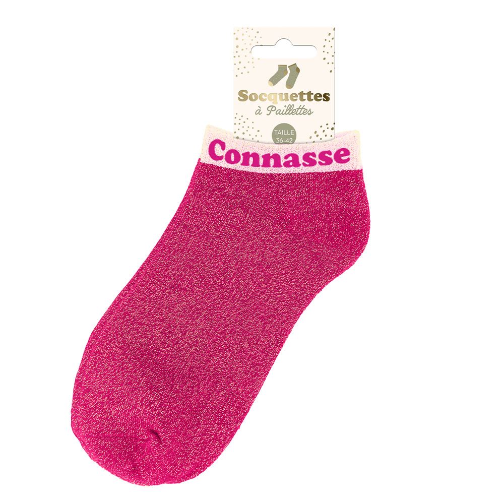 Socquettes à paillettes: Connasse