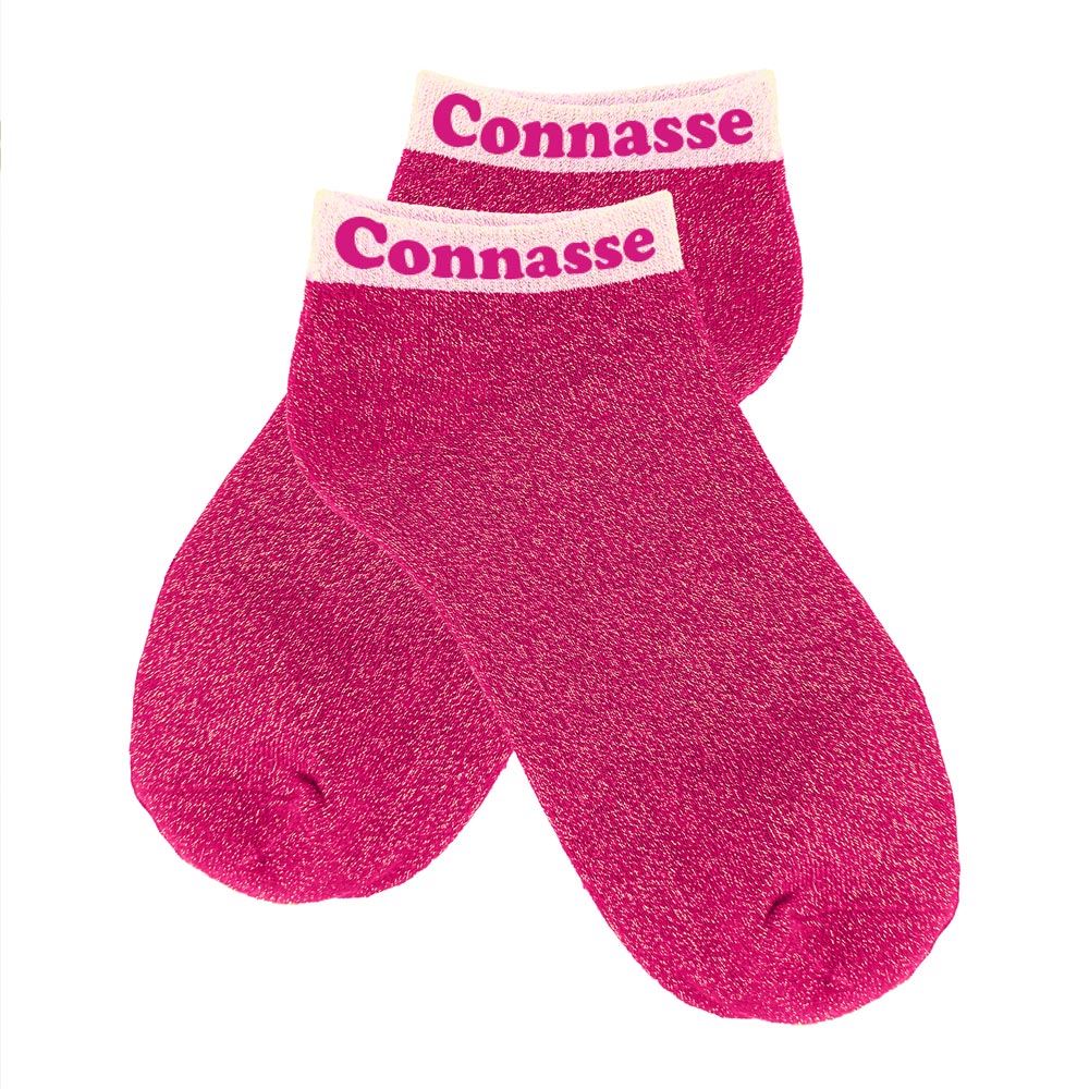 Socquettes à paillettes: Connasse