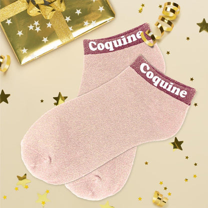Socquettes à paillettes: Coquine