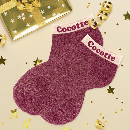 Socquettes à paillettes: Cocotte