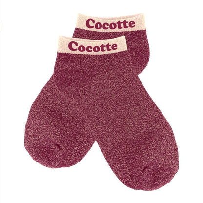 Socquettes à paillettes: Cocotte