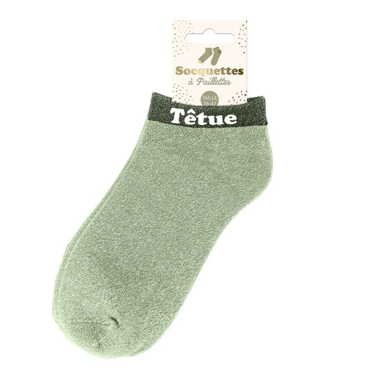 Socquettes à paillettes: Têtue